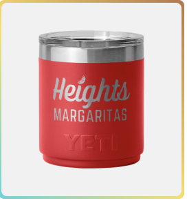 Heights Margaritas Yeti Rambler $25