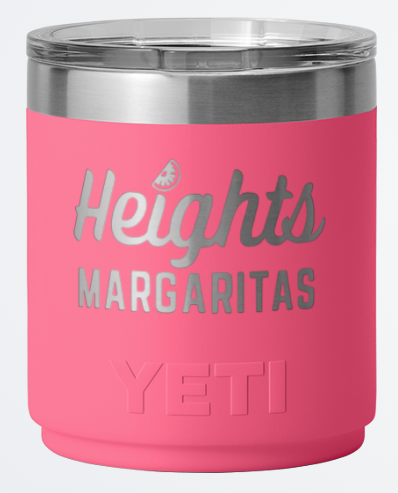 Heights Margaritas Hot Pink Yeti Rambler $25